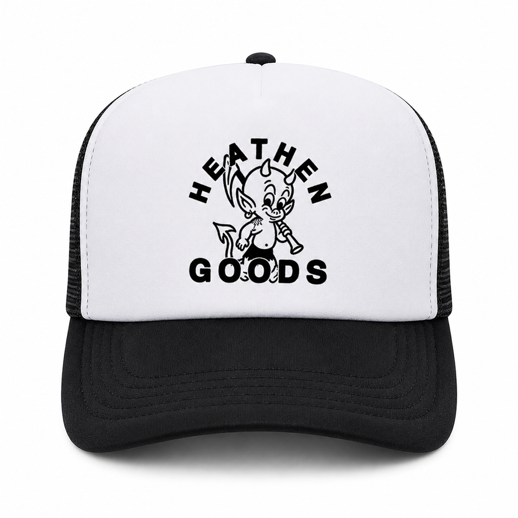 Mascot Foam Trucker Cap - Black/White