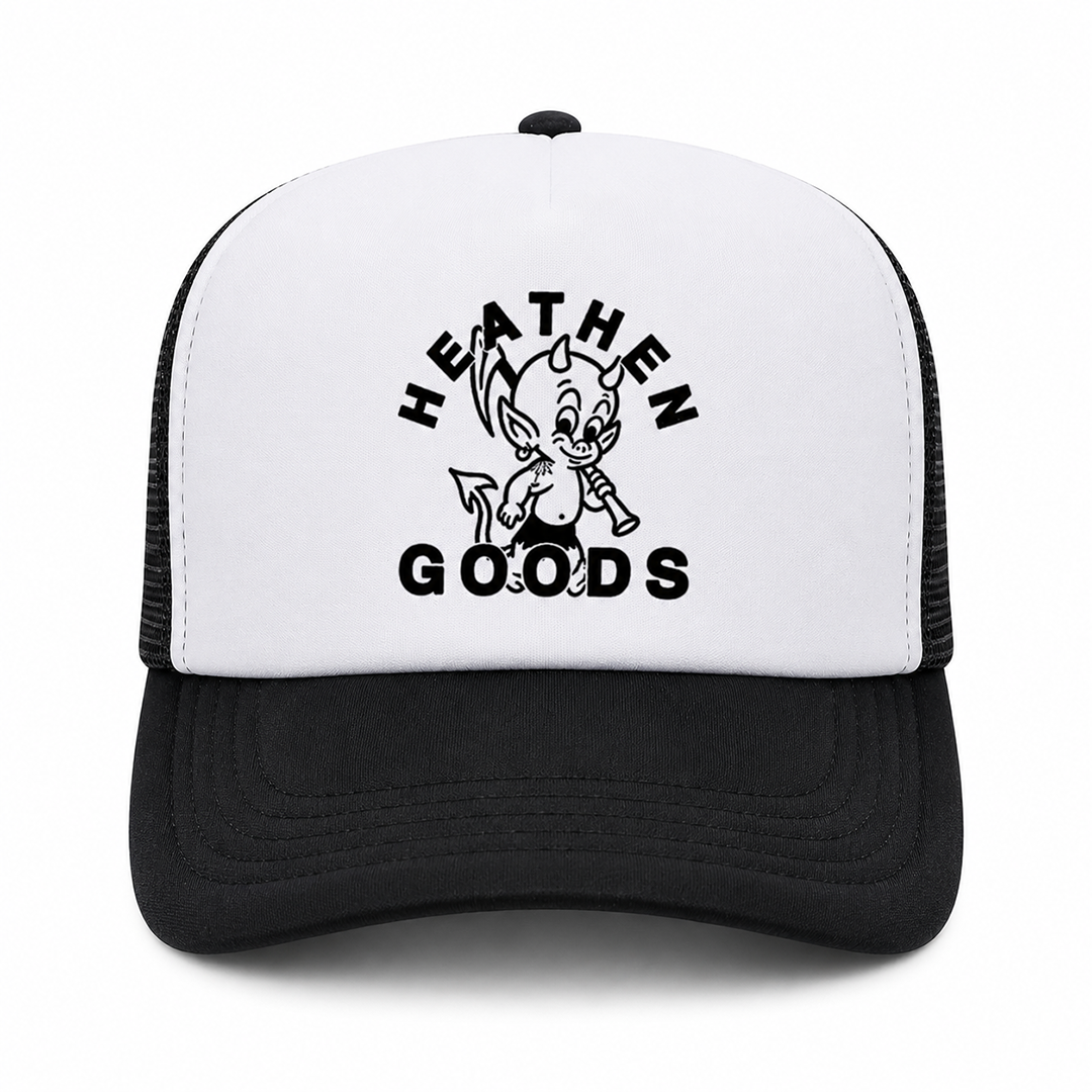 Mascot Foam Trucker Cap - Black/White