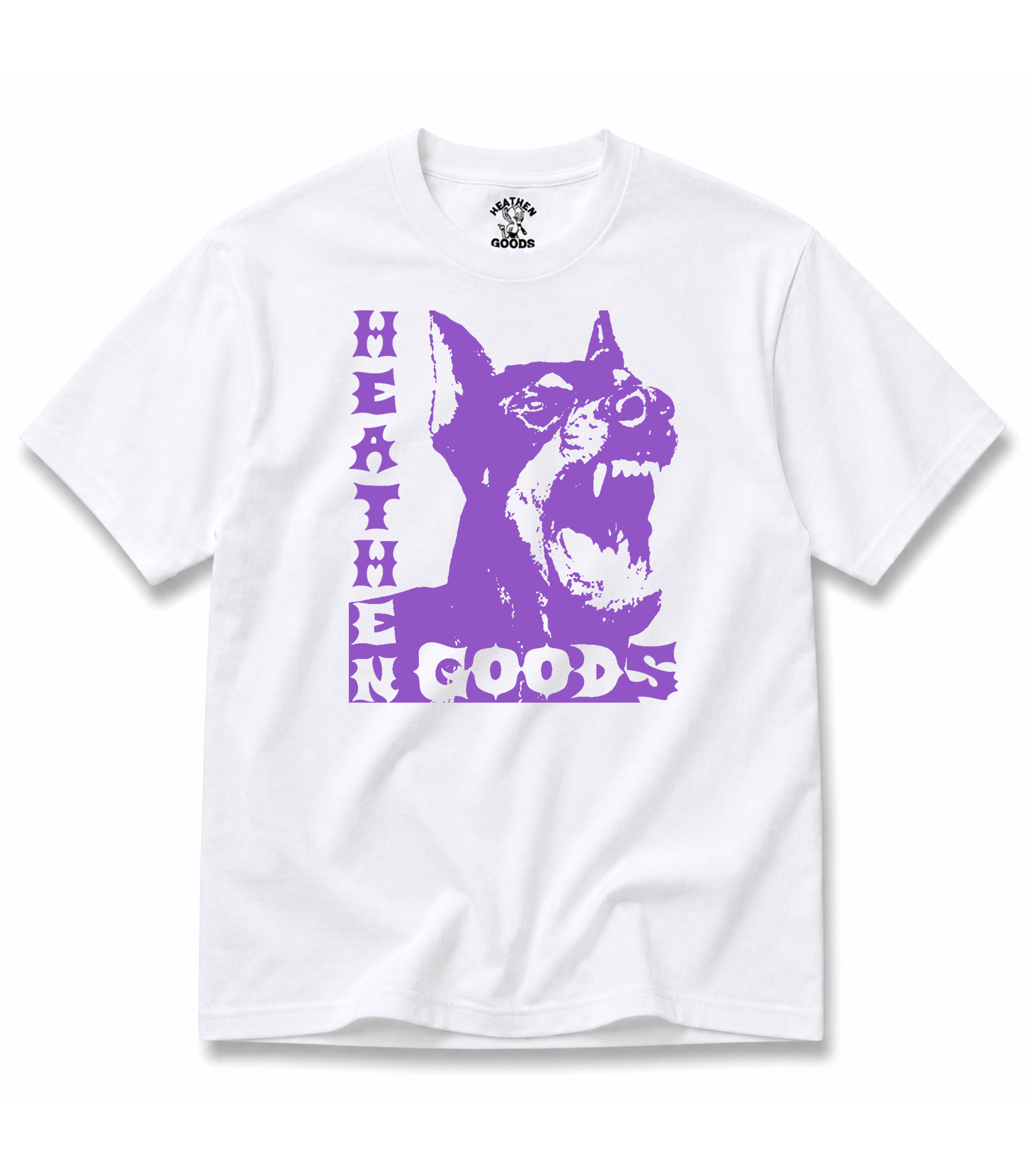 Bite T Shirt - White/Purple