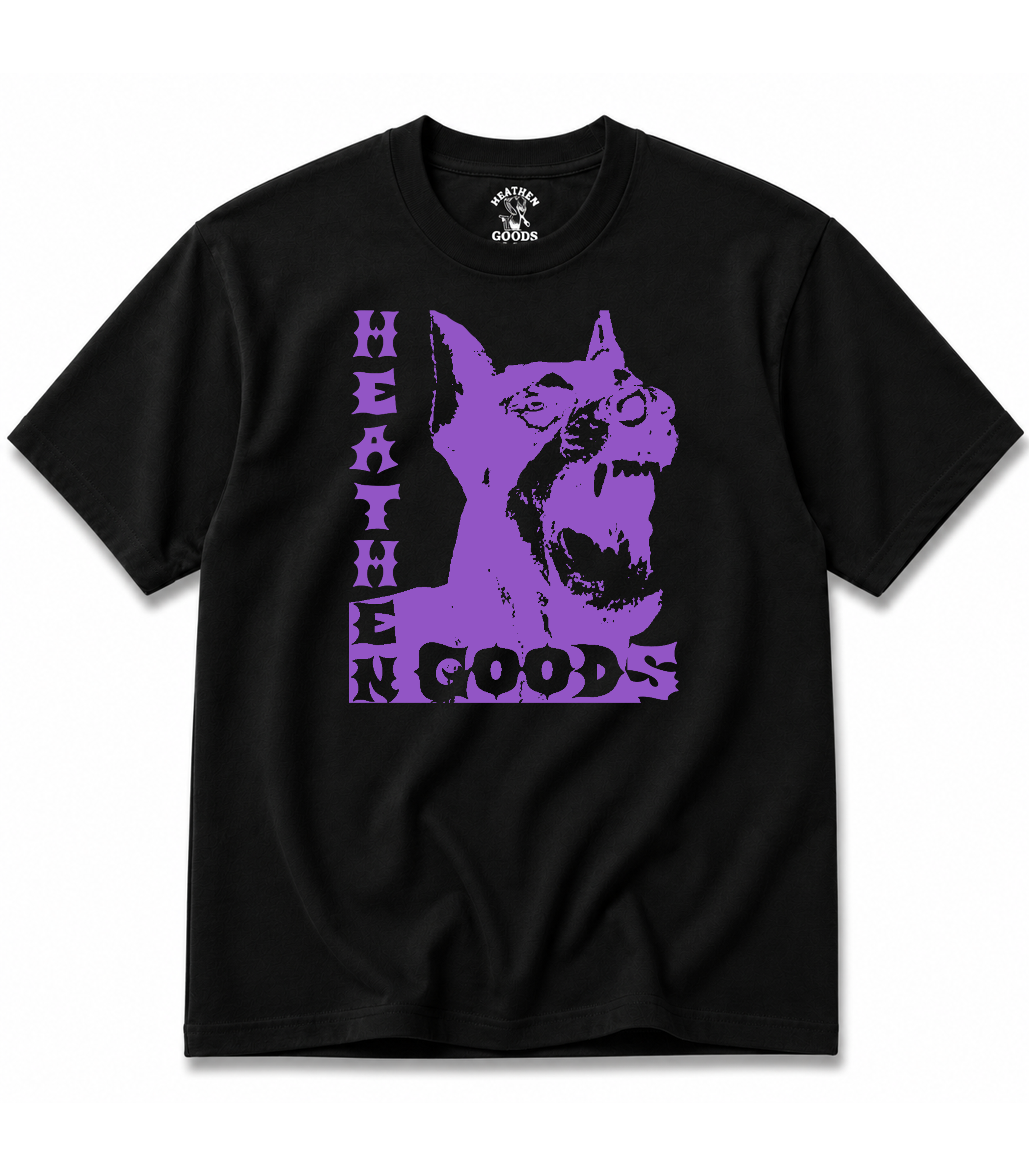 Bite T Shirt - Black/Purple