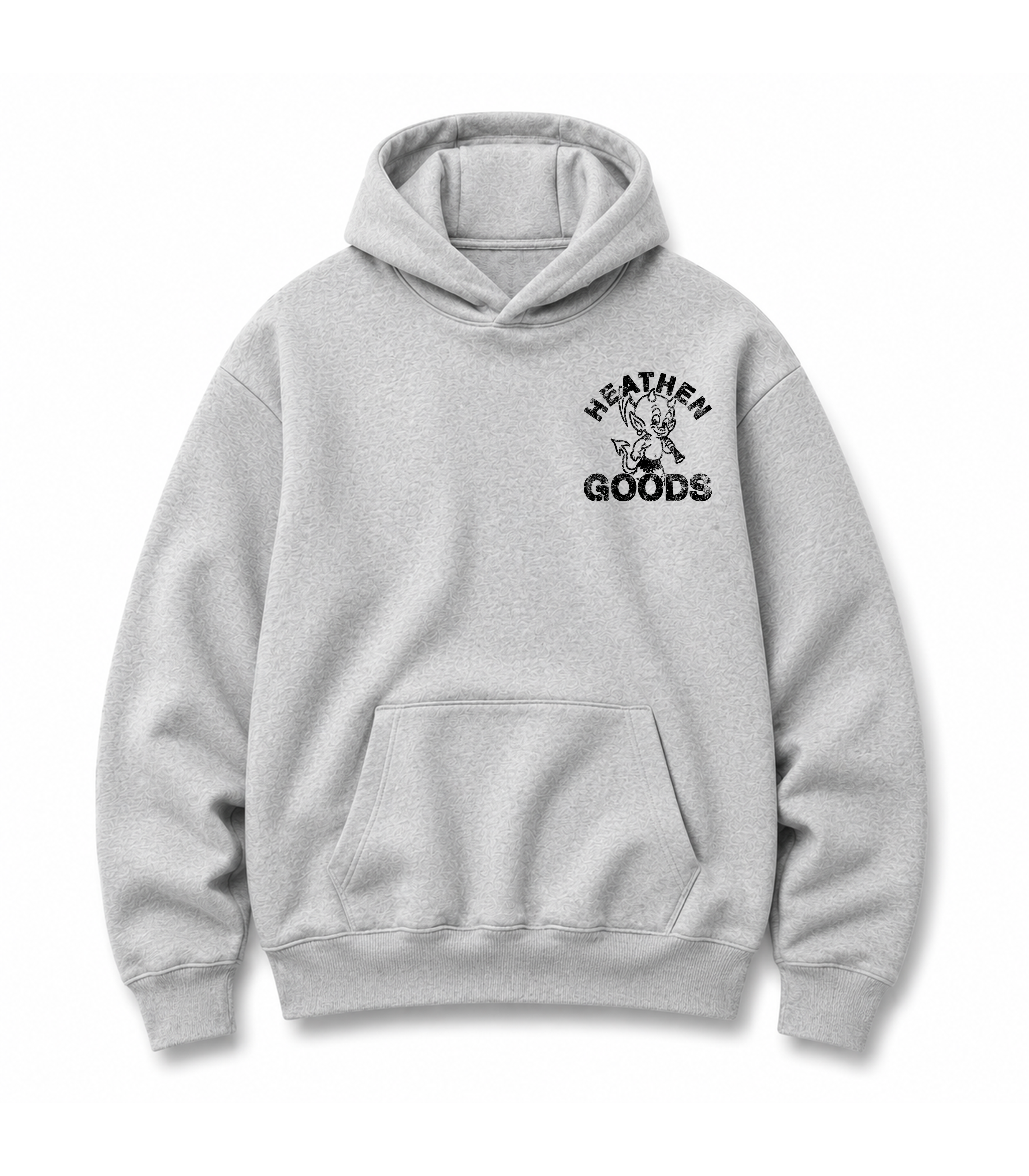 Mascot Hoody - Heather Grey