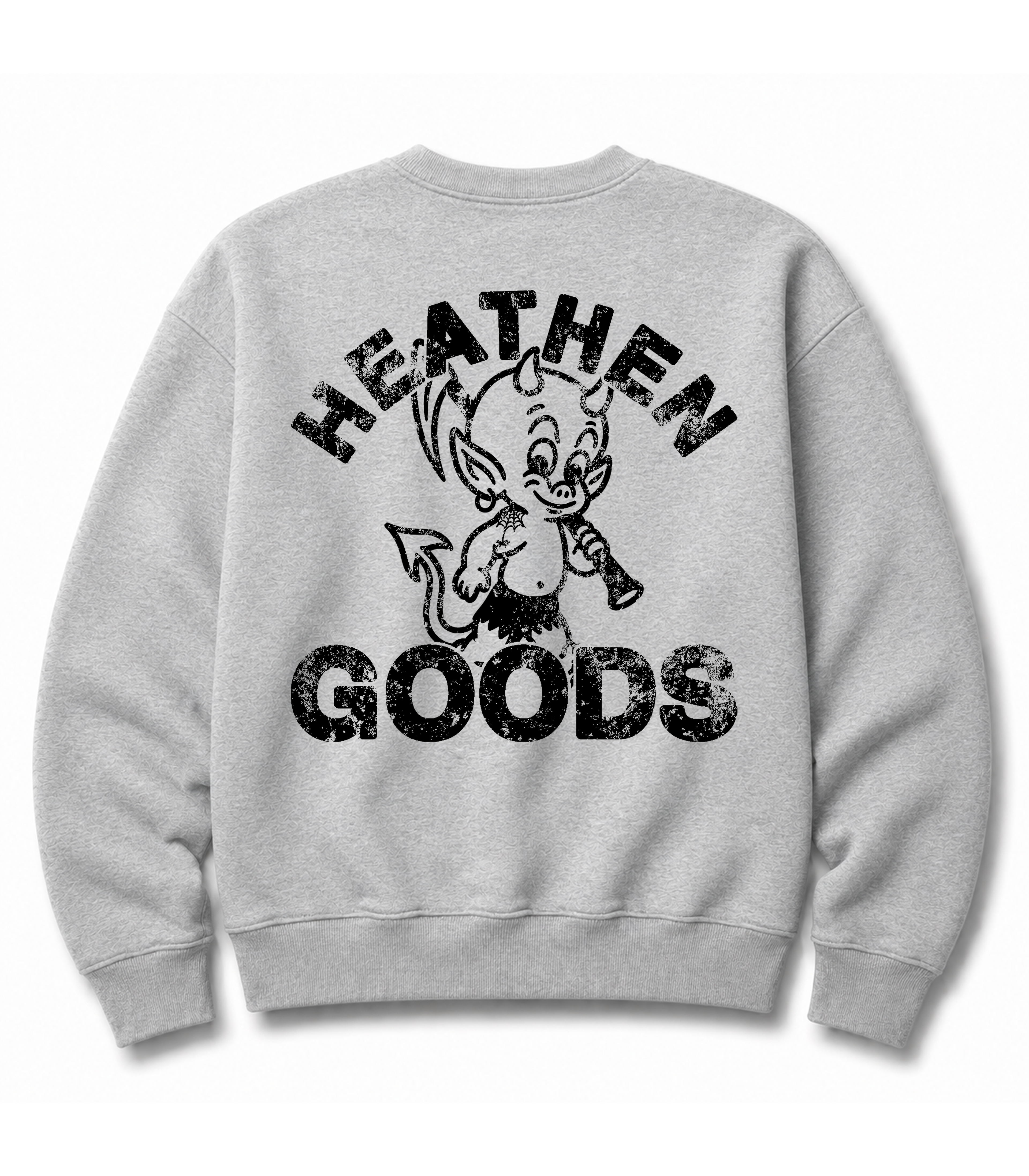 Mascot Sweatshirt - Heather Grey