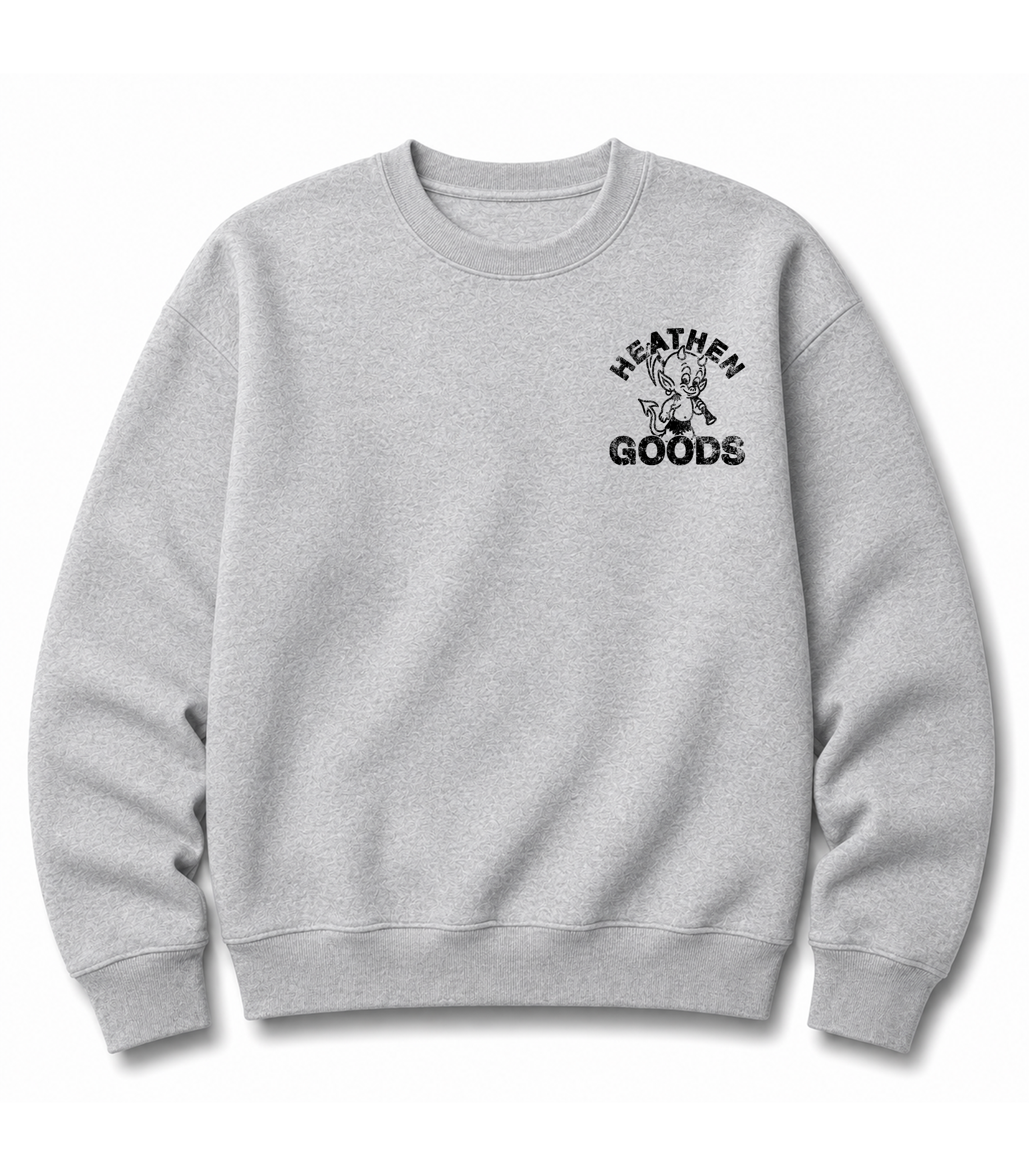 Mascot Sweatshirt - Heather Grey