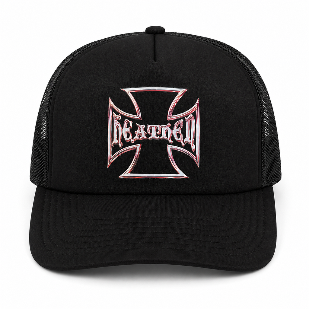 Chrome Foam Trucker Cap - Black