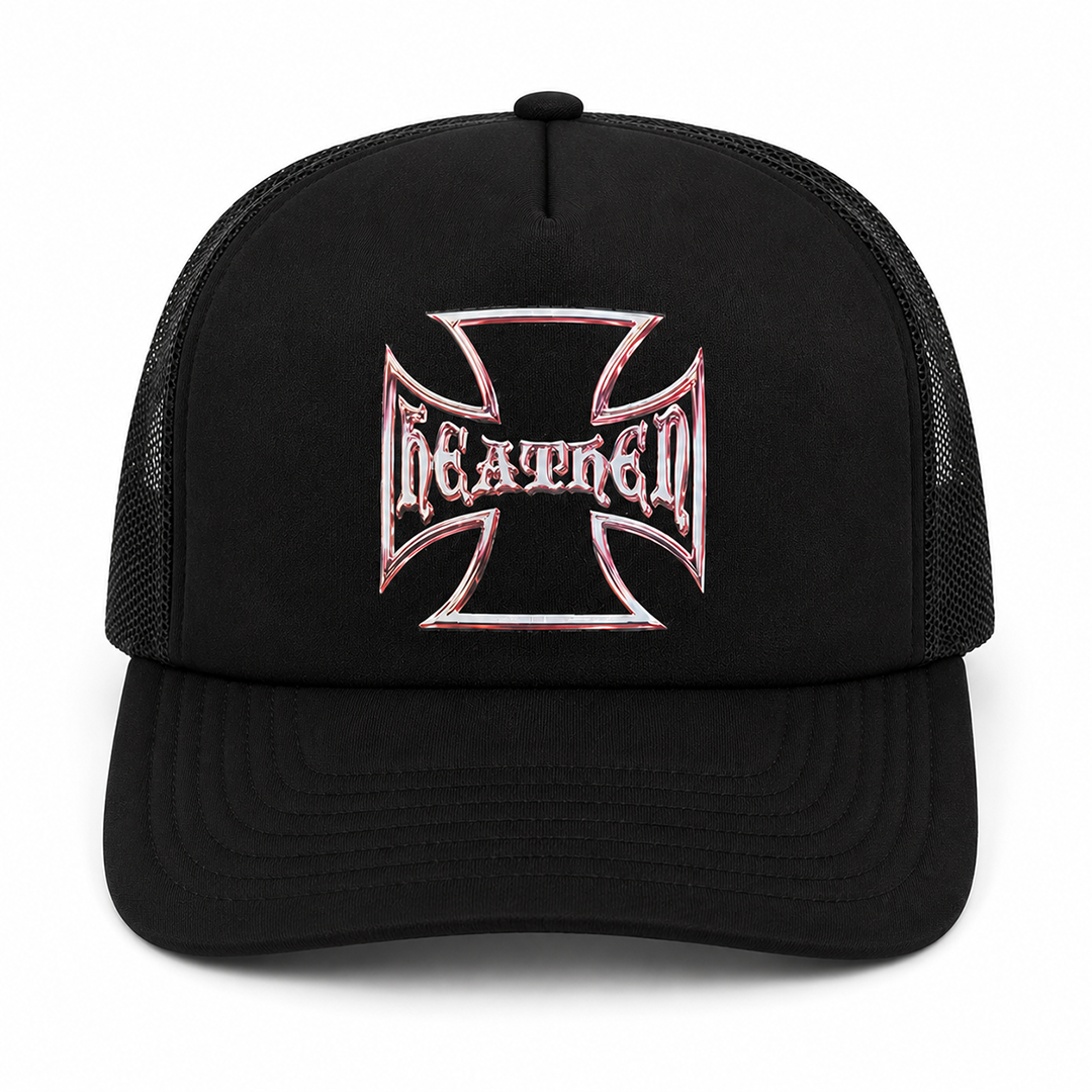 Chrome Foam Trucker Cap - Black