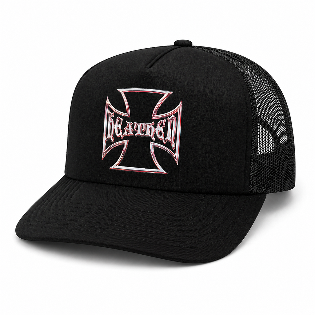 Chrome Foam Trucker Cap - Black