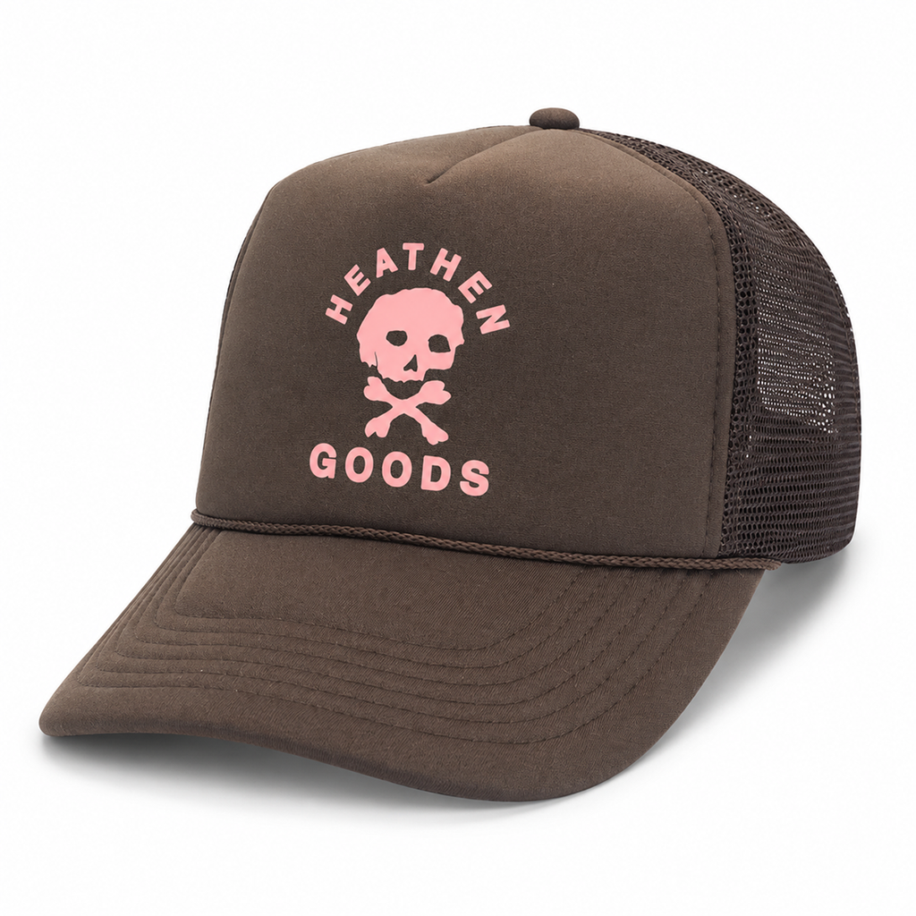 Classic Logo Foam Trucker Cap - Brown