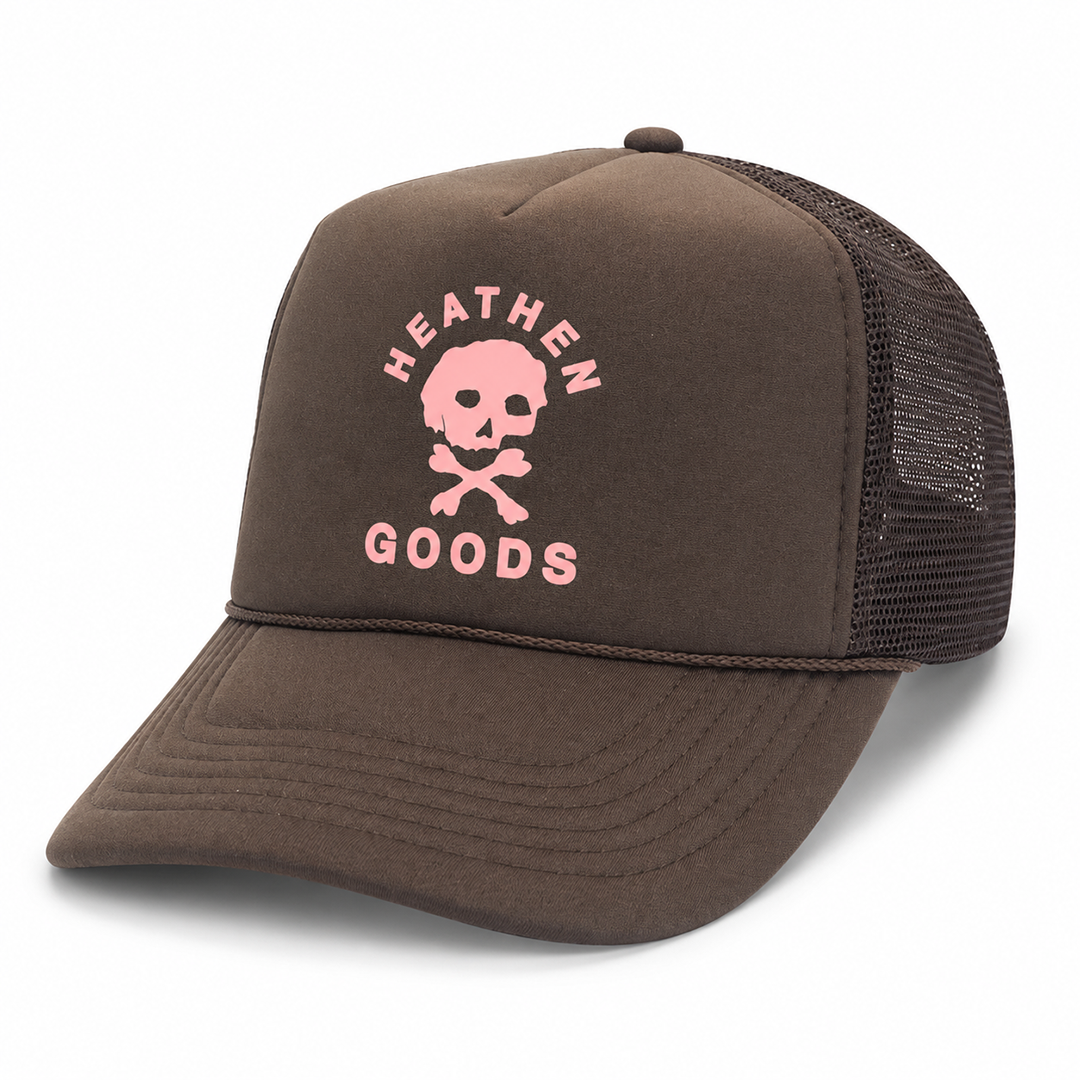 Classic Logo Foam Trucker Cap - Brown