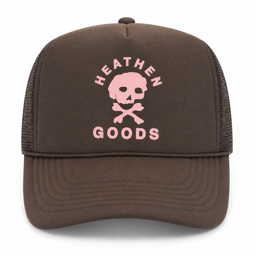 Classic Logo Foam Trucker Cap - Brown