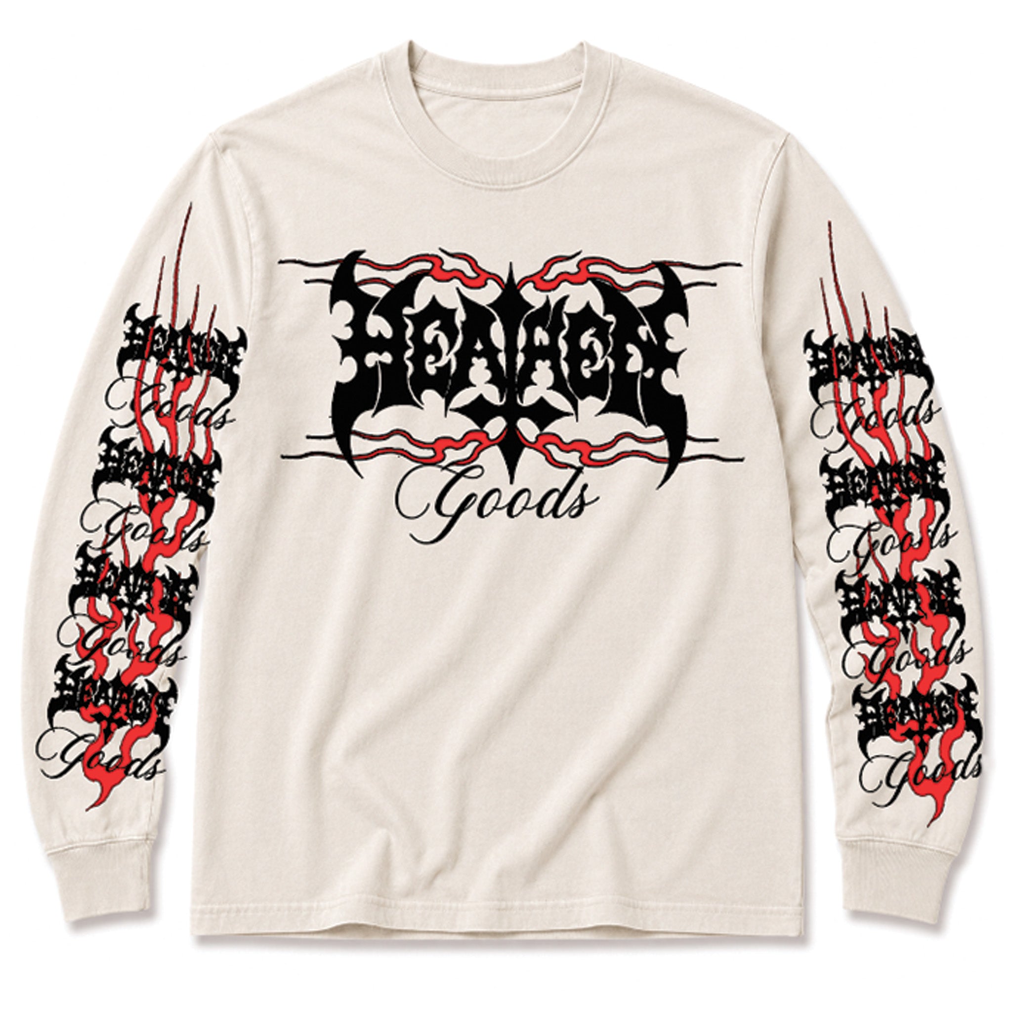 Dirt Wizard Long Sleeve T Shirt - Washed Bone