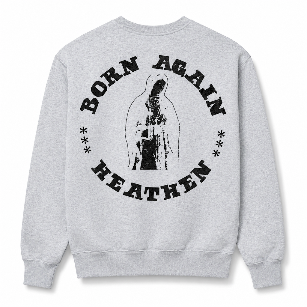 Born Again Heavyweight Sweatshirt - Heather Grey