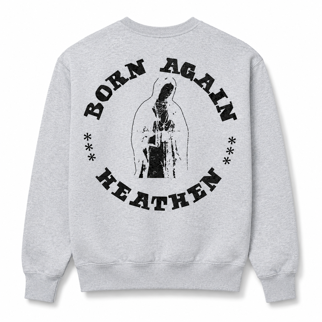 Born Again Heavyweight Sweatshirt - Heather Grey