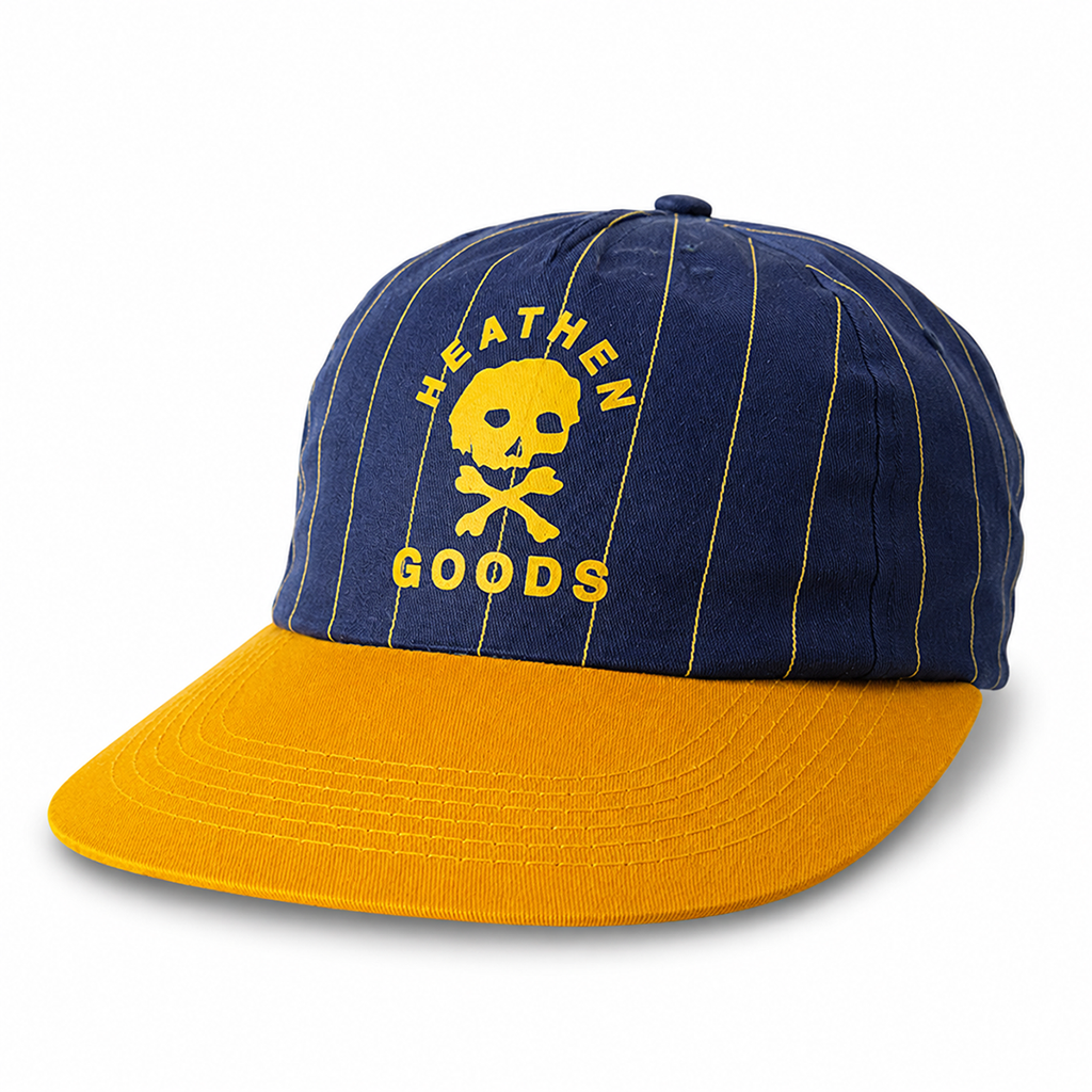Classic Logo Cap - Navy Pinstripe
