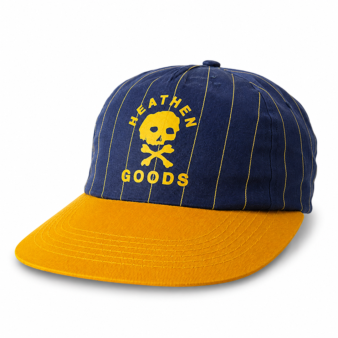 Classic Logo Cap - Navy Pinstripe