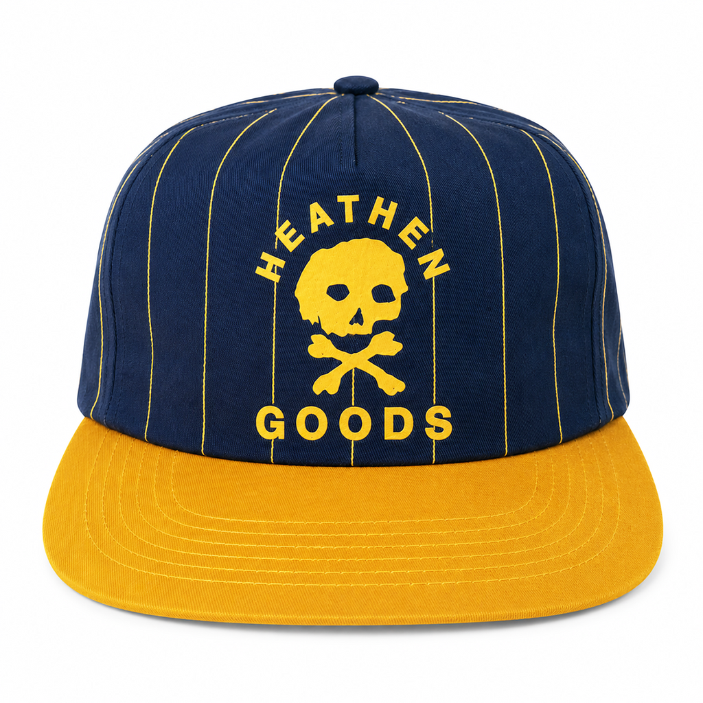 Classic Logo Cap - Navy Pinstripe