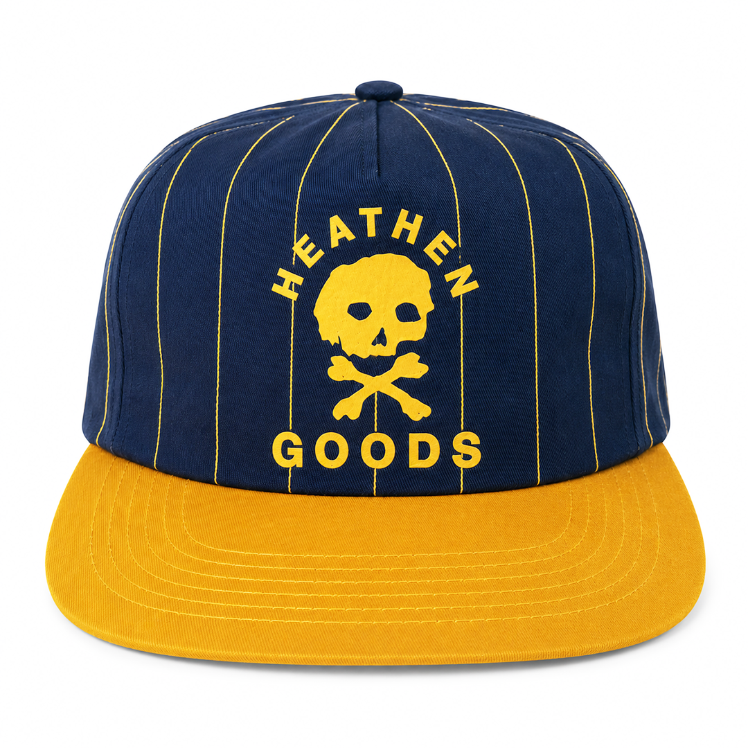 Classic Logo Cap - Navy Pinstripe