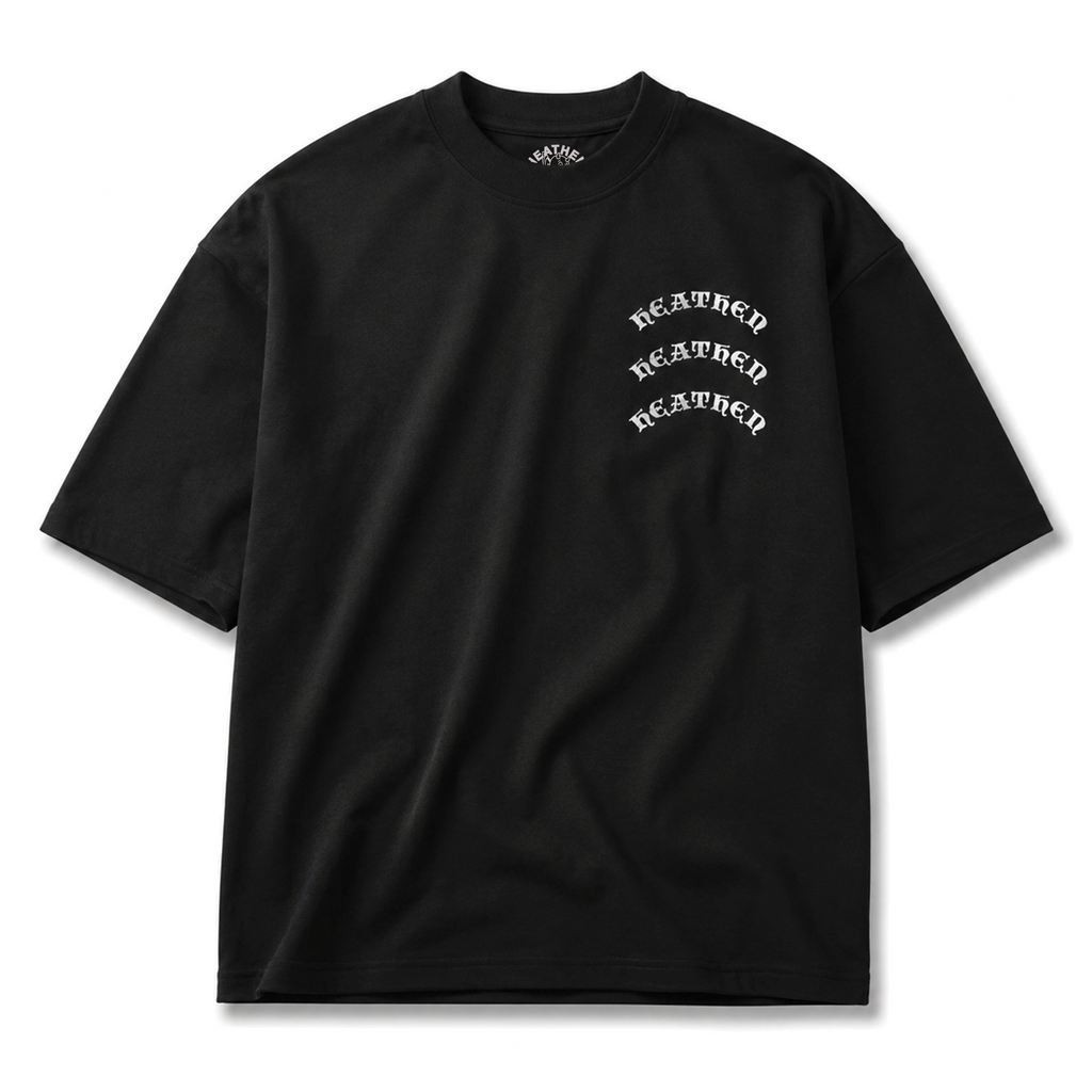 Stacked T Shirt - Black