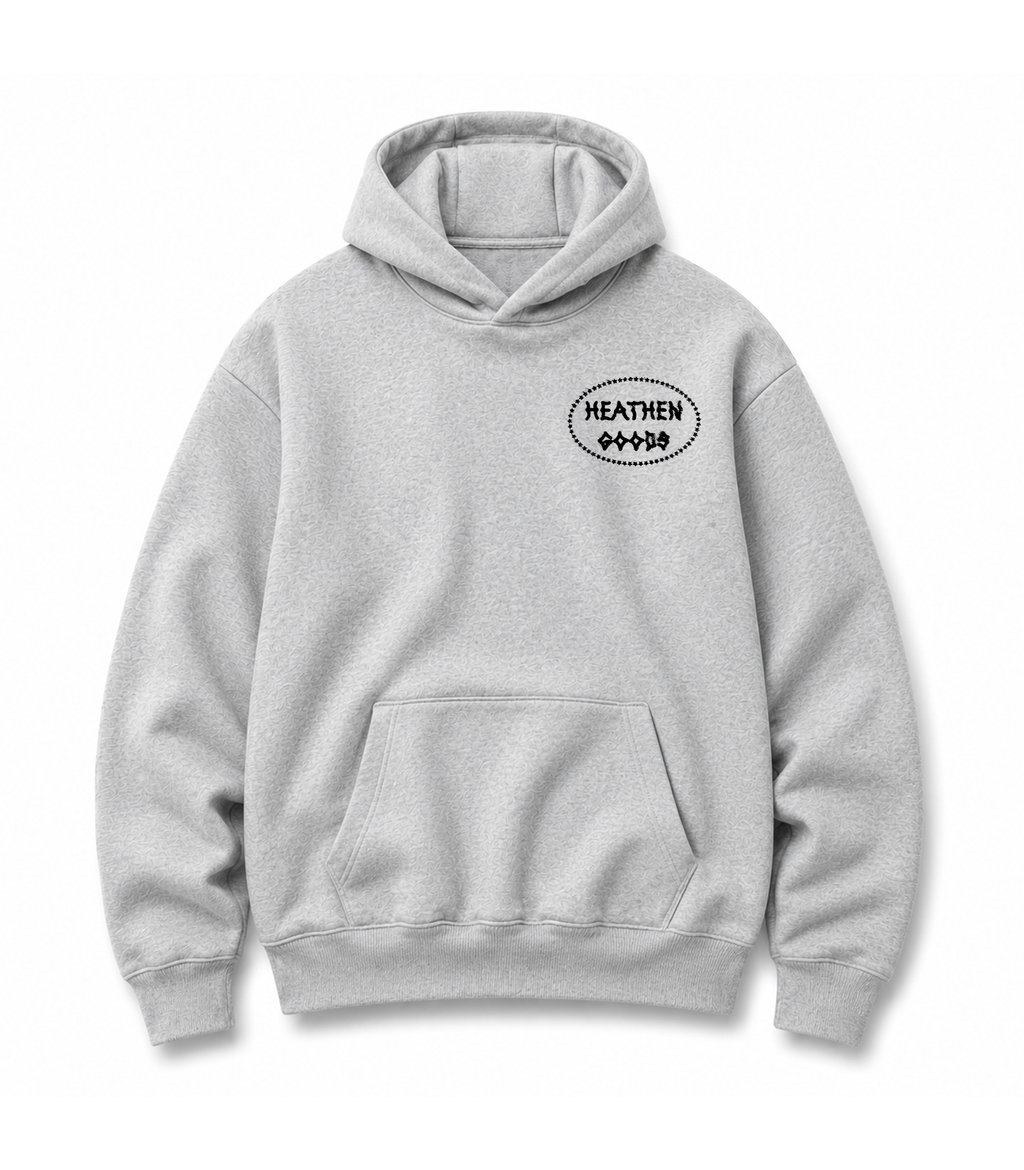 Stamp Hoody - Heather Grey