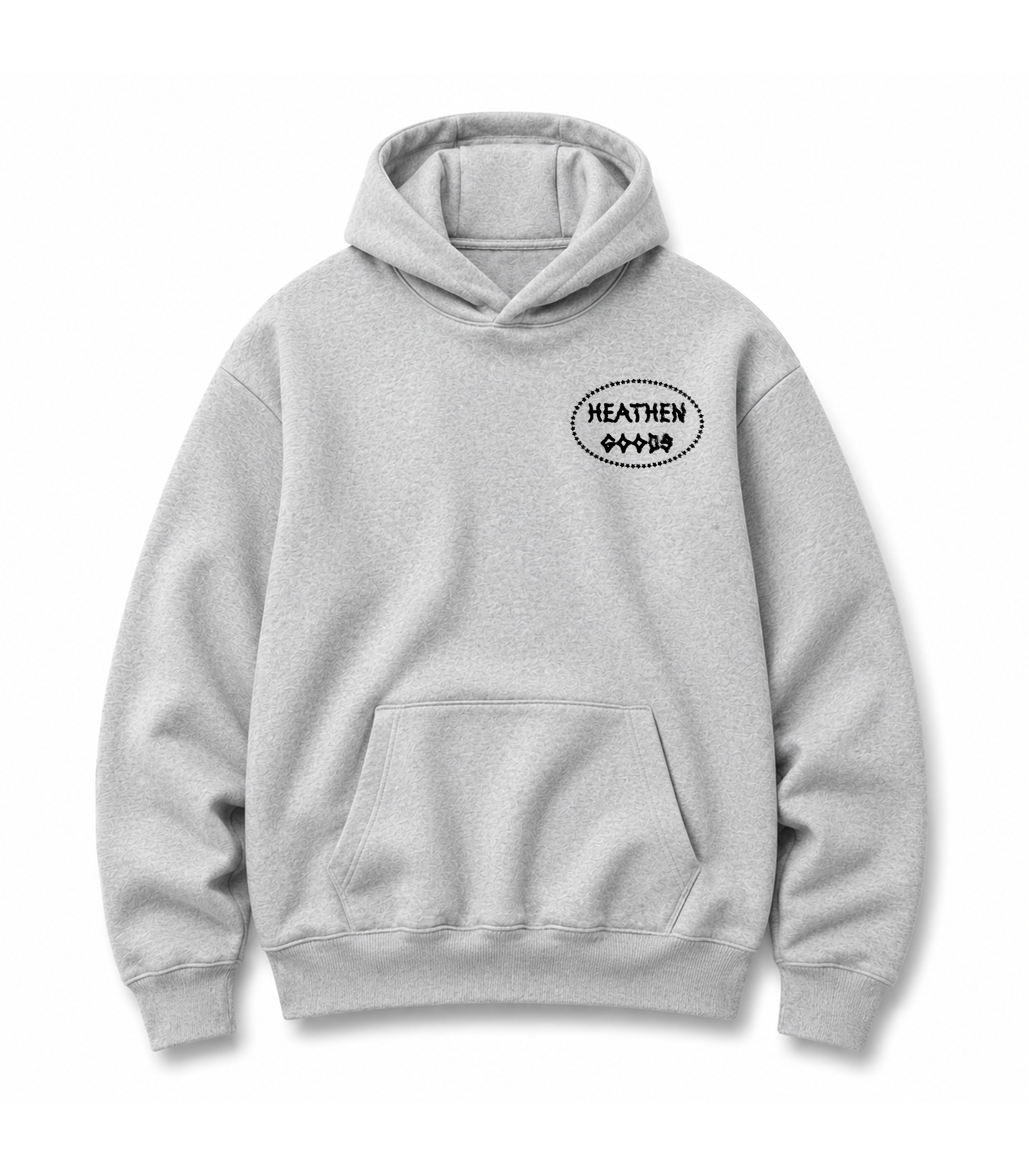 Stamp Hoody - Heather Grey