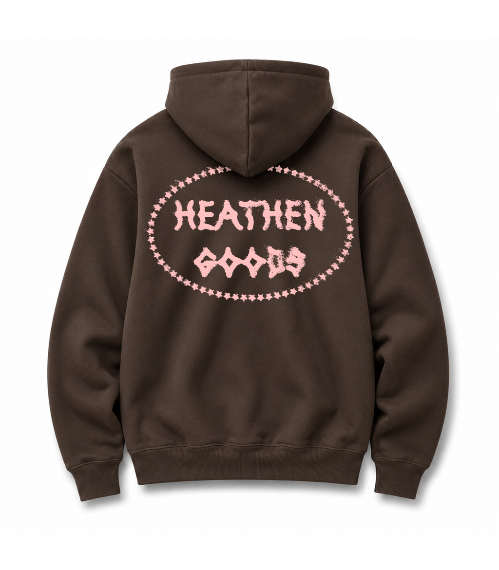 Stamp Hoody - Brown