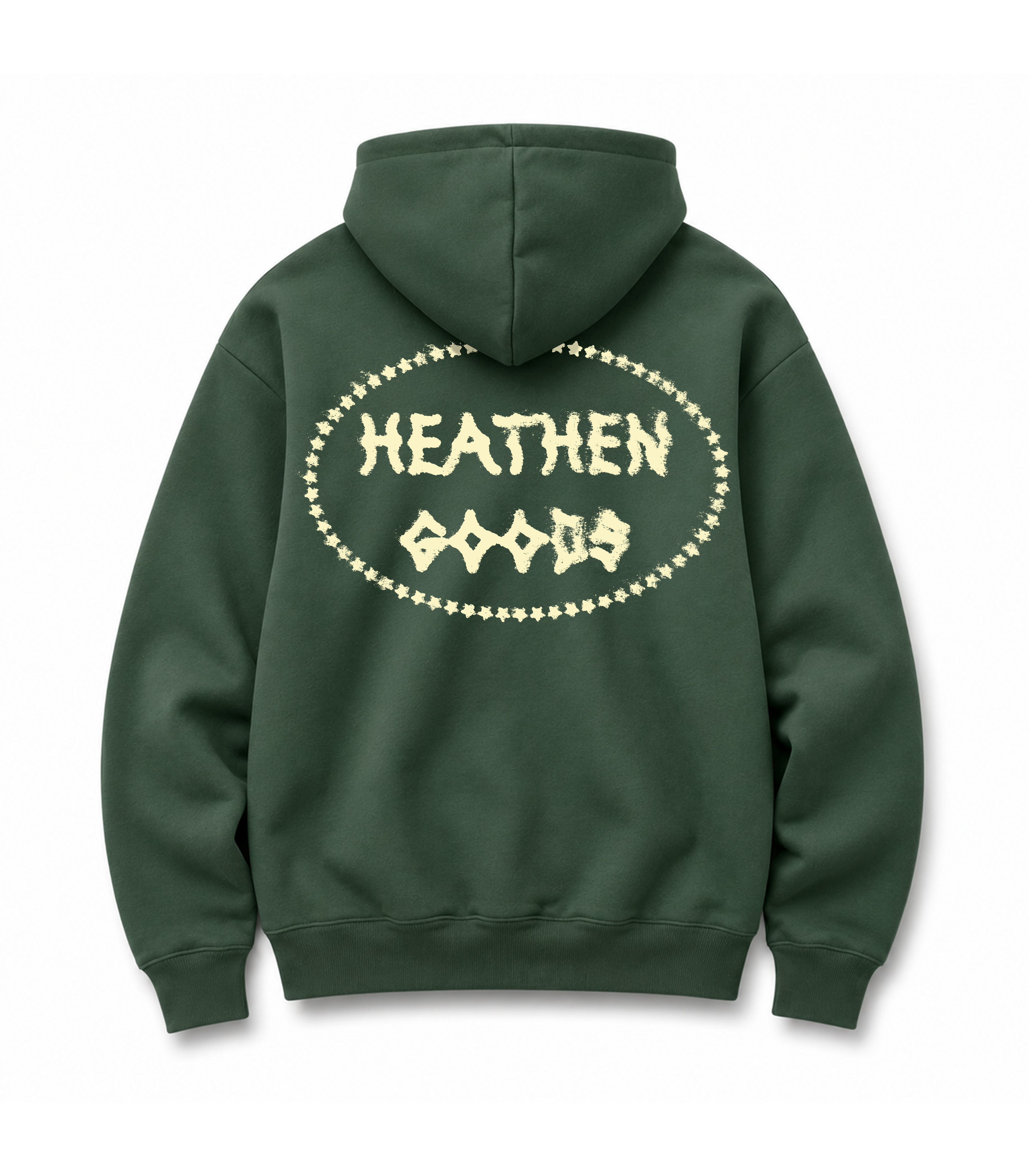 Stamp Hoody - Forest Green