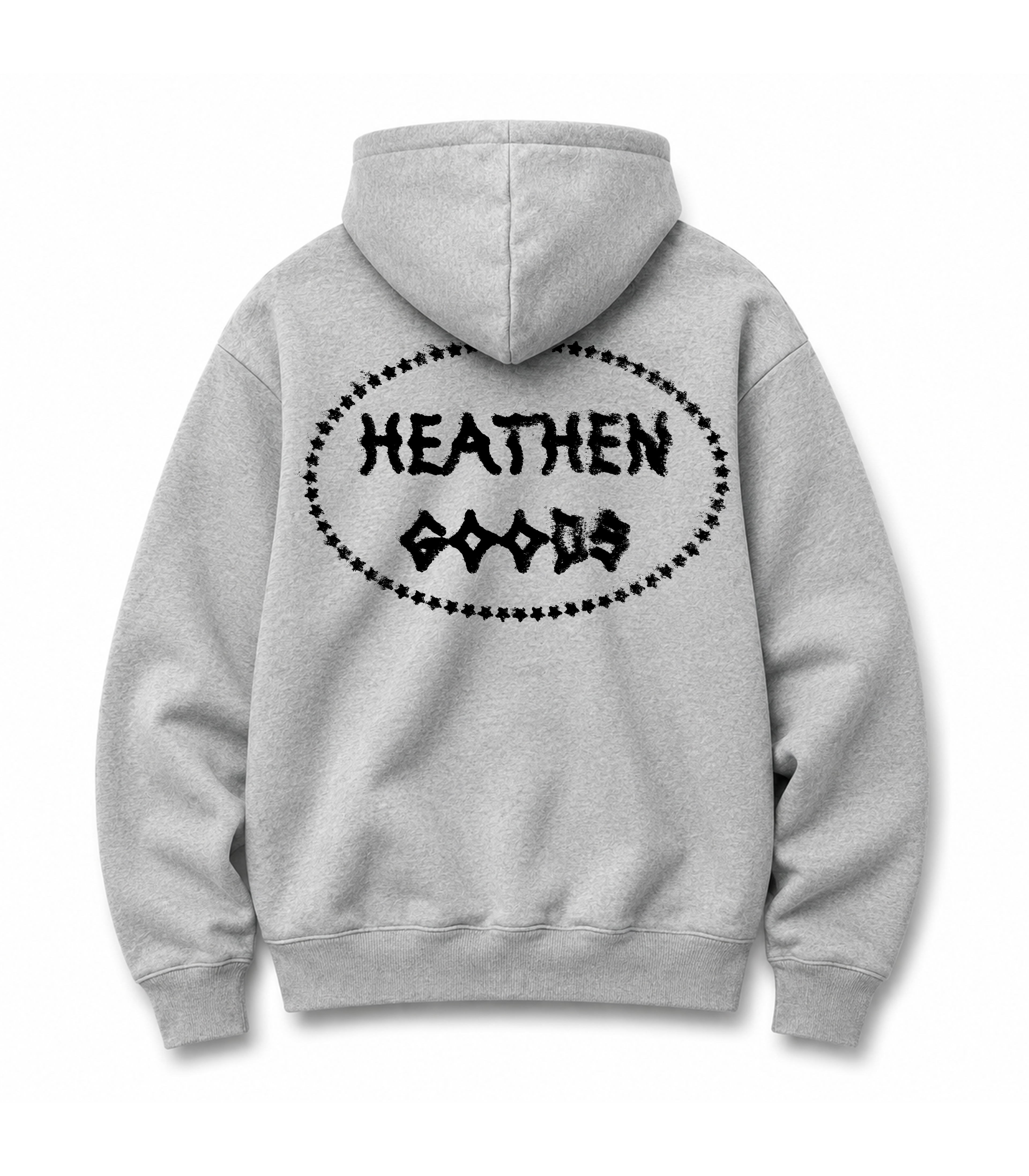 Stamp Hoody - Heather Grey
