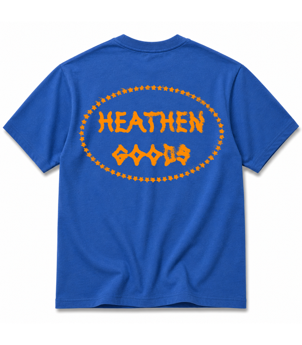 Stamp T Shirt - Cobalt