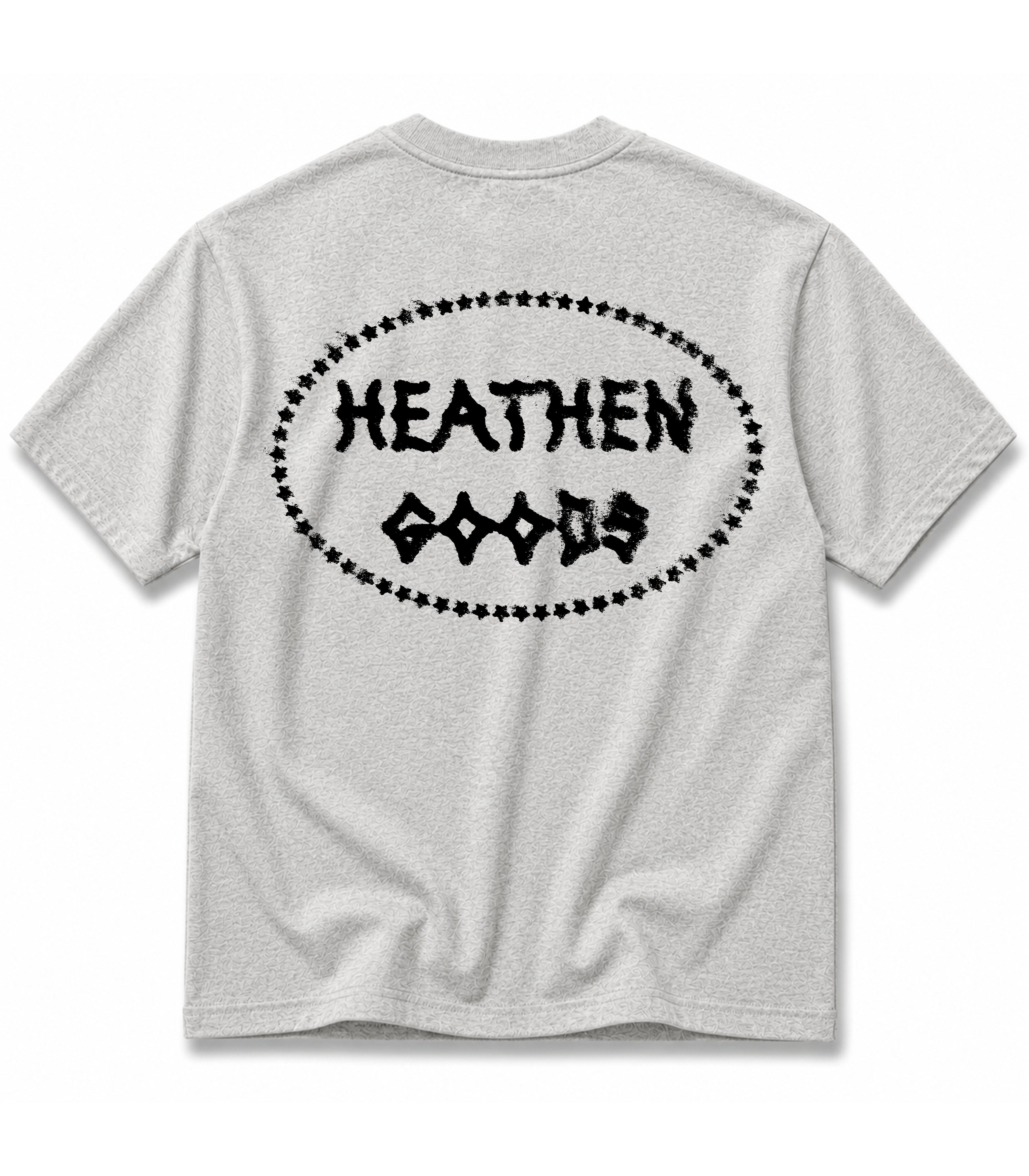 Stamp T Shirt - Heather Grey