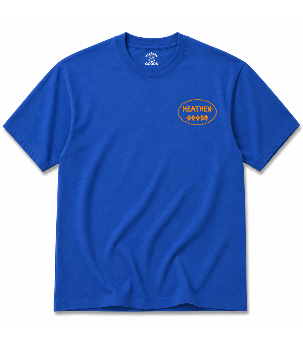 Stamp T Shirt - Cobalt