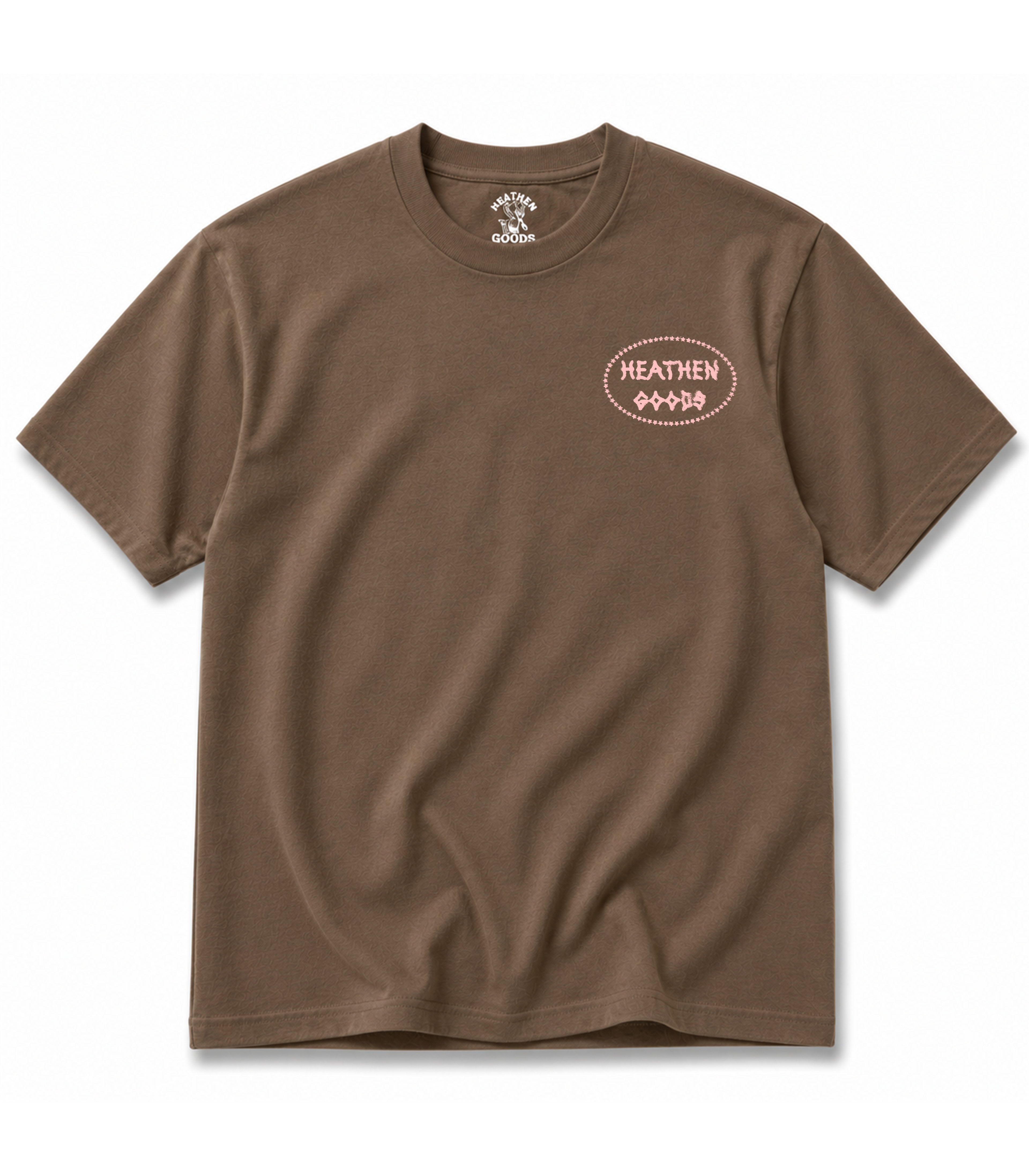 Stamp T Shirt - Brown