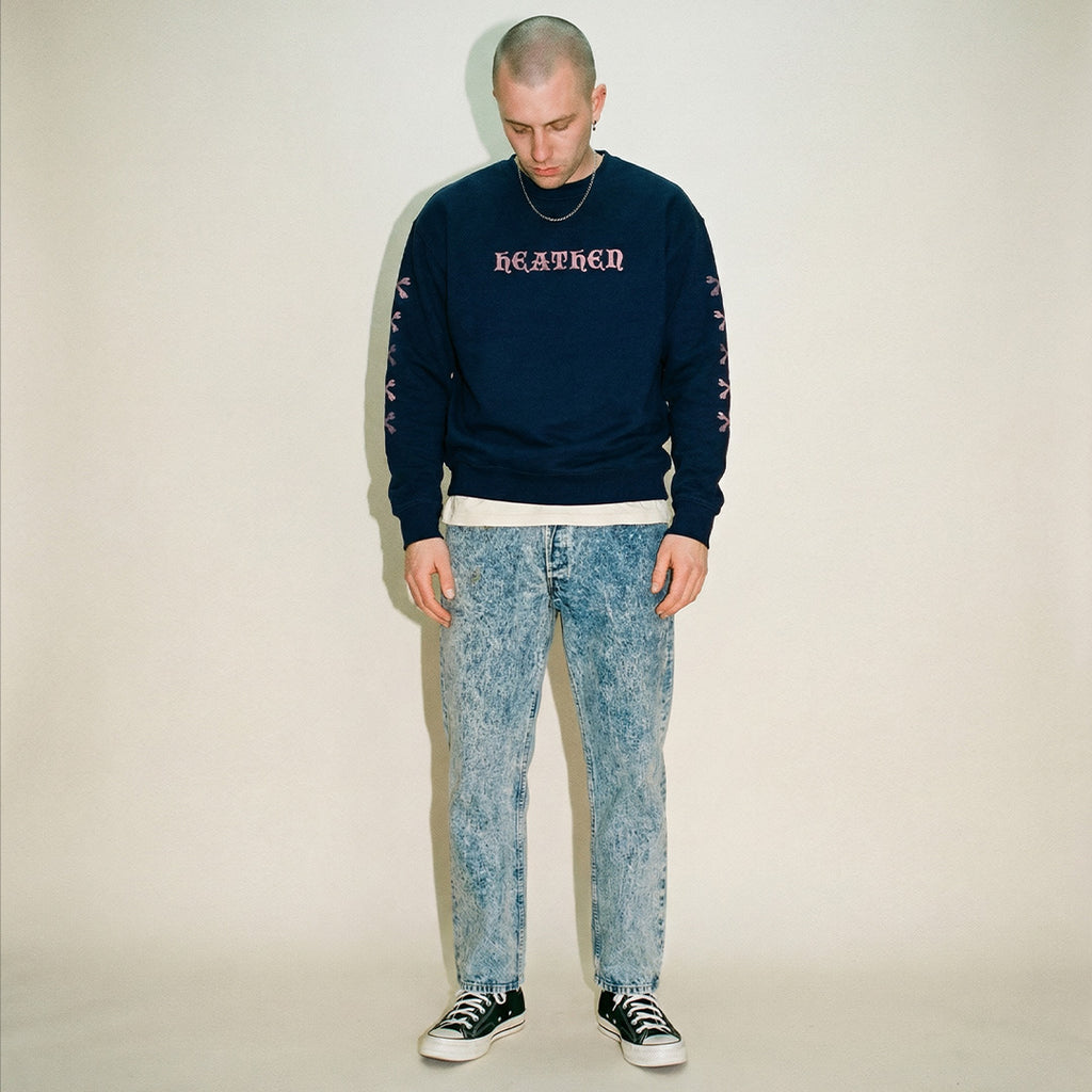 Bones Crewneck Sweatshirt - Navy